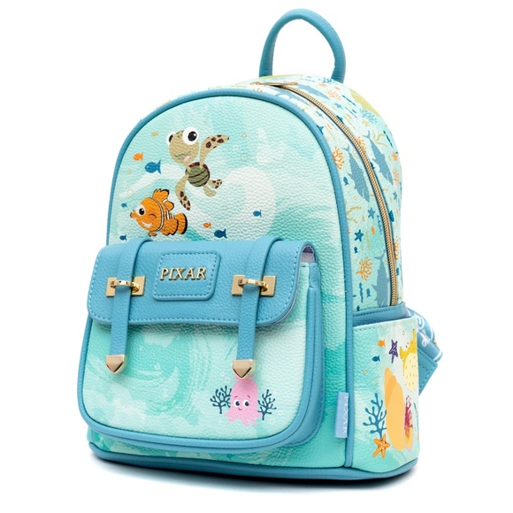 NEW WondaPop Disney’s Finding Nemo Vegan  Limited Edition Leather Mini Backpack main image 7